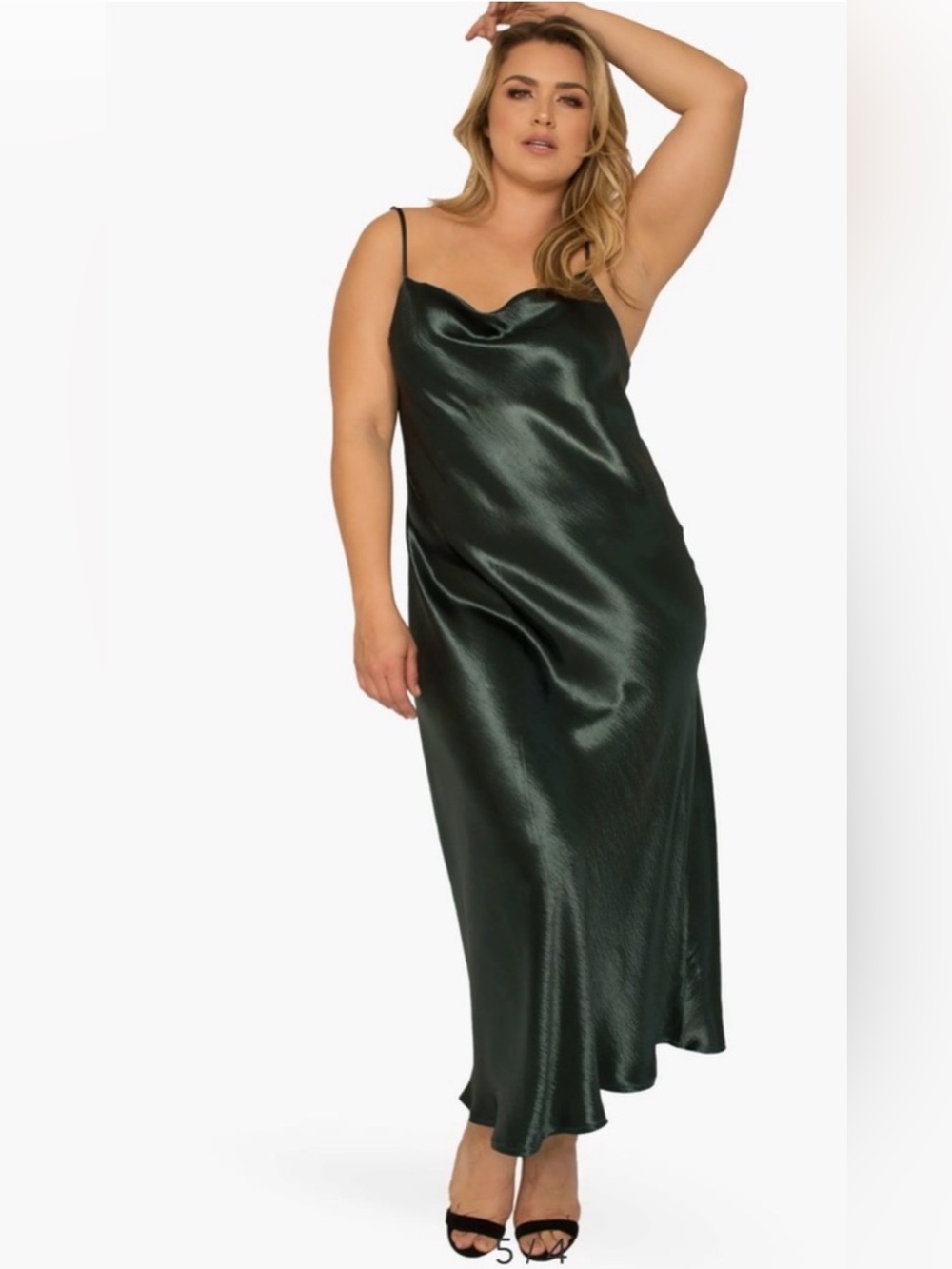 Standards and Practices Cowl Neck Slip Dress